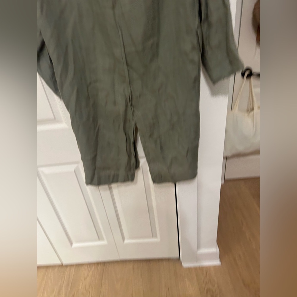 Zara Women's Olive Green Duster/Light Shacket - Picture 7 of 12